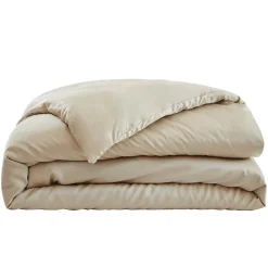 Housse de couette satin de bambou (140 x 200 cm) Sienna Beige