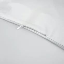 Housse de couette satin de bambou (260 x 240 cm) Sienna Blanc chantilly