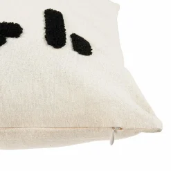 Housse de coussin carrée (40 x 40 cm) Portrait Blanche