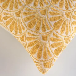 Housse de coussin carrée (40 x 40 cm) Echo Jaune ocre