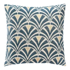Housse de coussin carrée (40 x 40 cm) Dory Bleue