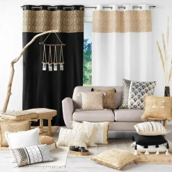 Housse de coussin carrée coton (60 cm) Carat Or