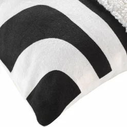 Housse de coussin carrée coton (40 x 40 cm) Mirade Noire