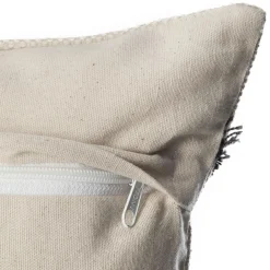 Housse de coussin carrée coton (40 x 40 cm) Wave Grise