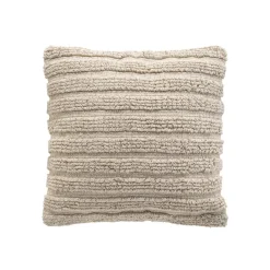 Housse de coussin carrée coton (40 x 40 cm) Kiyo Beige