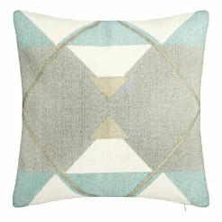 Housse de coussin carrée coton (40 x 40 cm) Geom Or