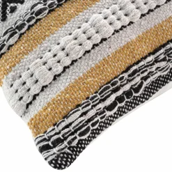 Housse de coussin carrée coton (40 x 40 cm) Elna Jaune ocre