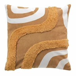 Housse de coussin carrée coton (40 x 40 cm) Mirade Camel