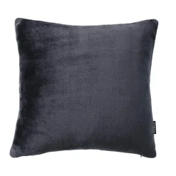 Housse de coussin carrée flanelle (60 x 60 cm) Didou Gris anthracite