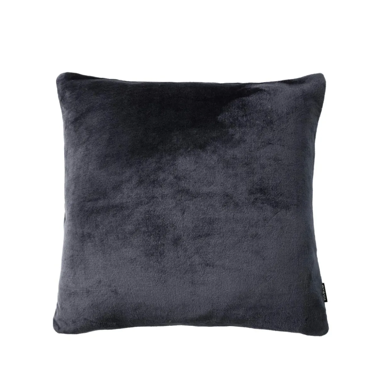 Housse de coussin carrée flanelle (45 x 45 cm) Didou Gris anthracite