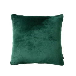 Housse de coussin carrée flanelle (45 x 45 cm) Didou Verte