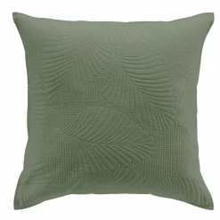 Housse de coussin carrée microfibre (60 x 60 cm) Palombine Vert kaki