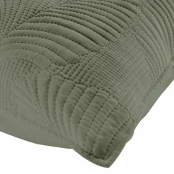 Housse de coussin carrée microfibre (60 x 60 cm) Palombine Vert kaki