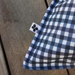 Housse de coussin extérieur rectangulaire (40 x 60 cm) Vickie Bleu nuit