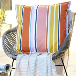 Housse de coussin extérieur carrée (60 x 60 cm) Bianca Jaune