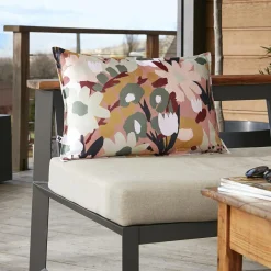 Housse de coussin extérieur rectangulaire (40 x 60 cm) Léane Multicolore
