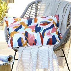 Housse de coussin extérieur rectangulaire (40 x 60 cm) Julianne Multicolore