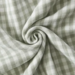 Housse de coussin extérieur carrée (45 x 45 cm) Vickie Vert eucalyptus