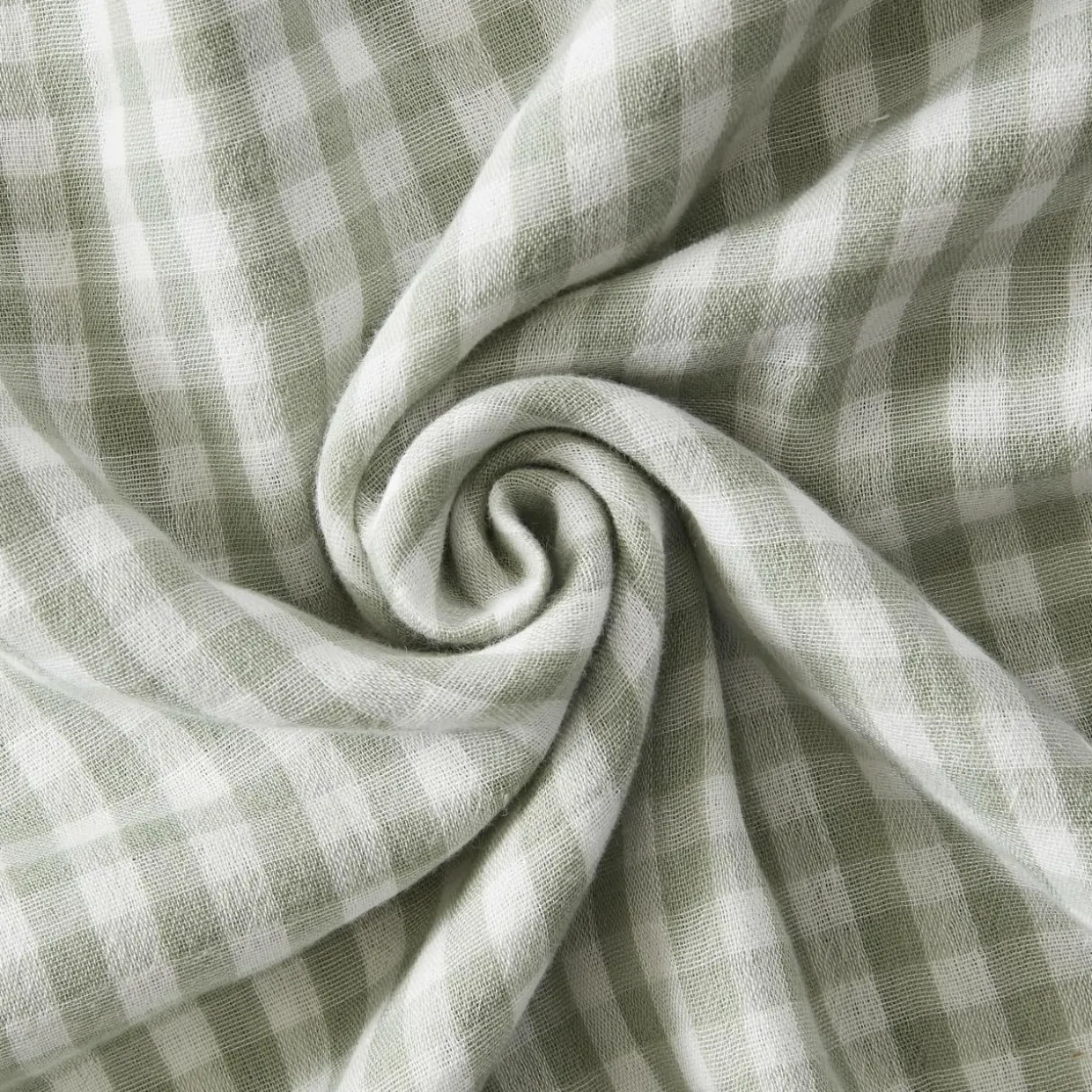 Housse de coussin extérieur carrée (45 x 45 cm) Vickie Vert eucalyptus