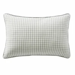 Housse de coussin extérieur rectangulaire (40 x 60 cm) Vickie Vert eucalyptus