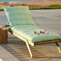 Housse de coussin pour bain de soleil (190 x 70 cm) Naia Vert caraïbes