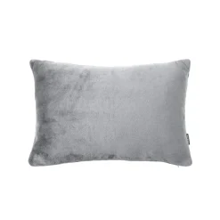 Housse de coussin rectangulaire flanelle (40 x 60 cm) Didou Gris clair