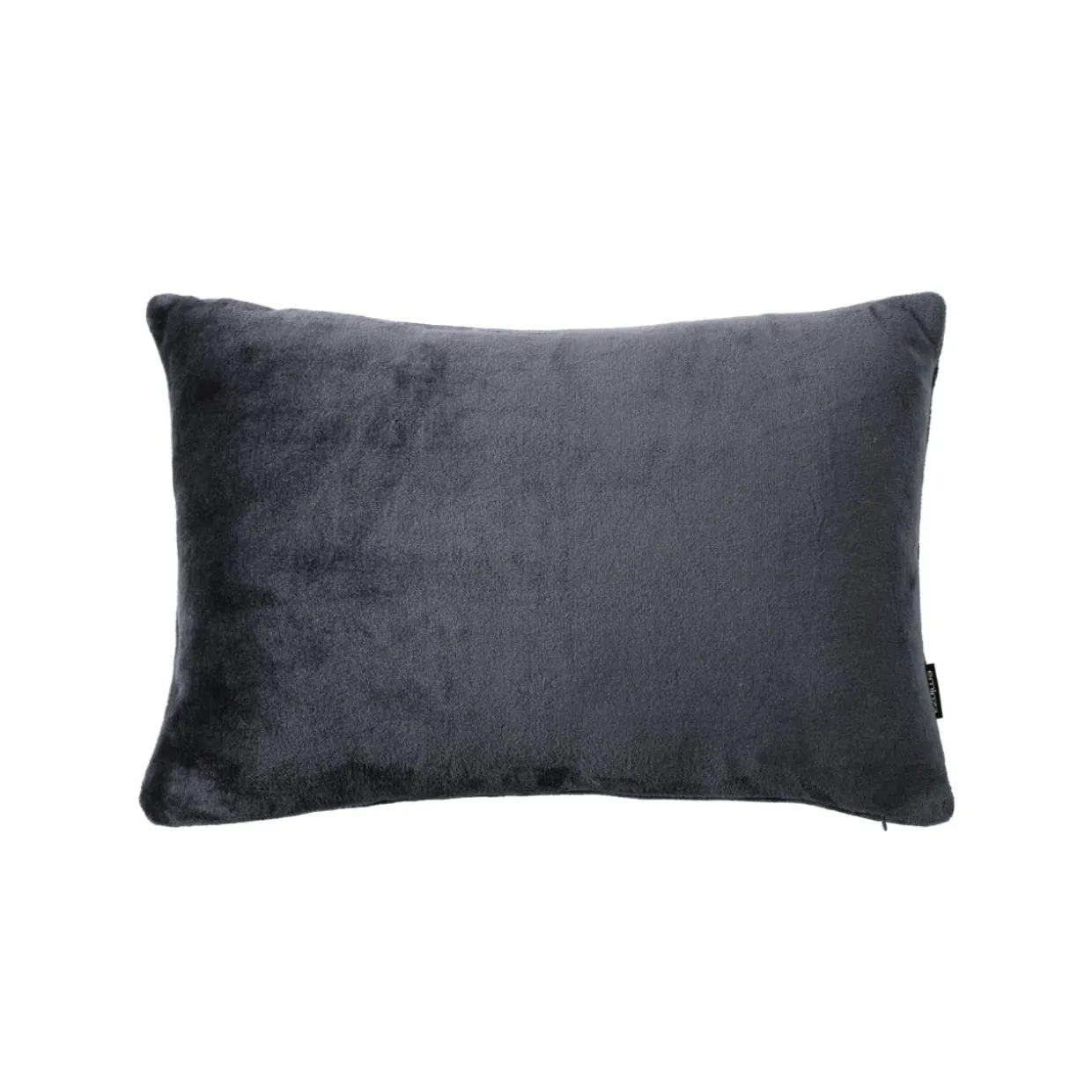 Housse de coussin rectangulaire flanelle (40 x 60 cm) Didou Gris anthracite