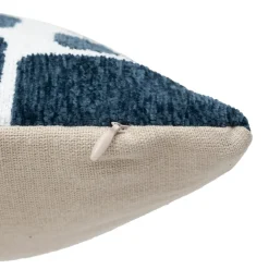 Housse de coussin rectangulaire (30 x 50 cm) Jeni Bleue