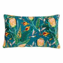 Housse de coussin rectangulaire (30 x 50 cm) Jungle Verte