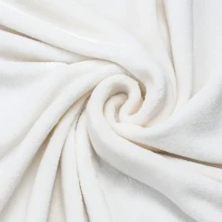 Housse de coussin rectangulaire flanelle (40 x 60 cm) Didou Ivoire