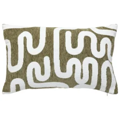 Housse de coussin rectangulaire (30 x 50 cm) Jeni Vert kaki