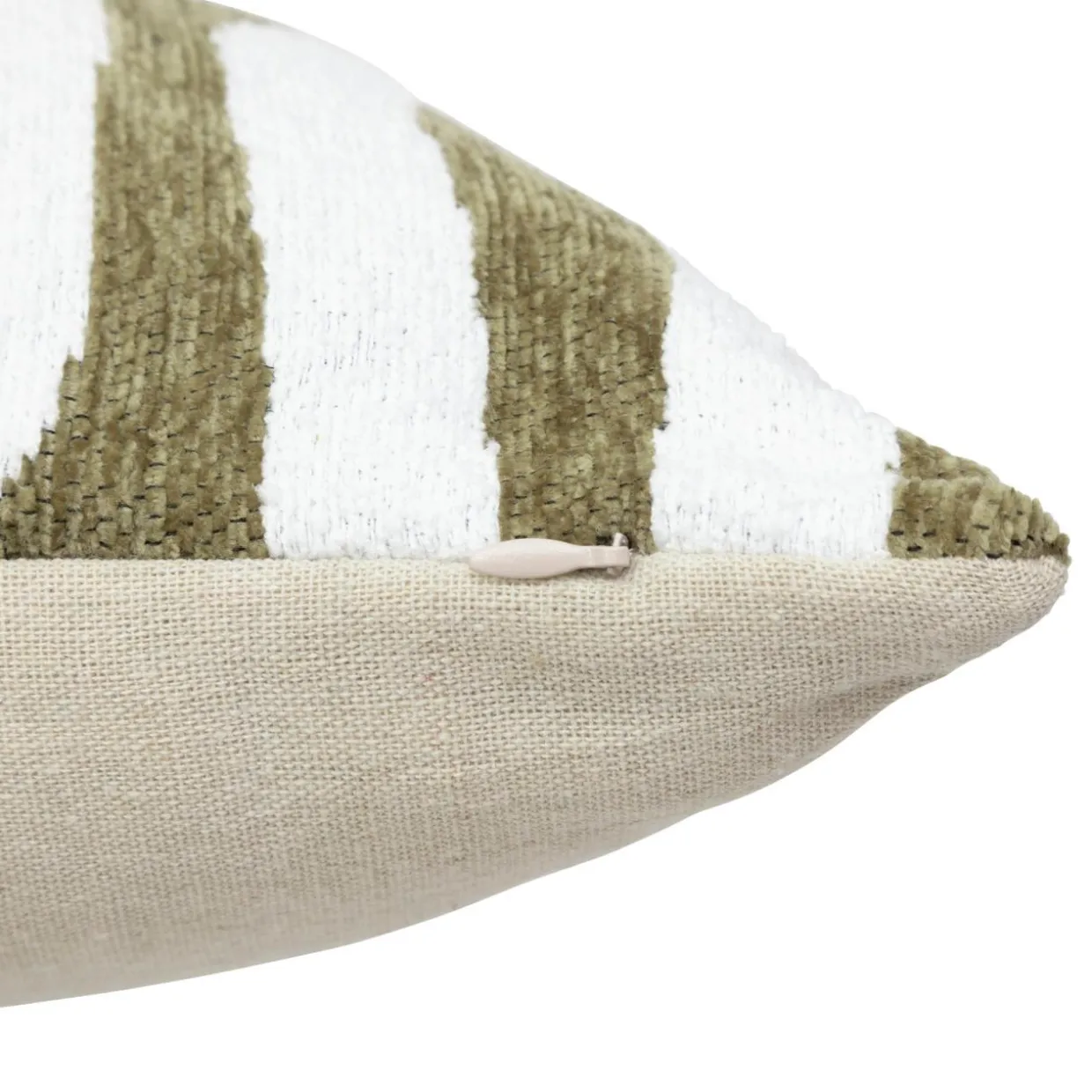 Housse de coussin rectangulaire (30 x 50 cm) Jeni Vert kaki