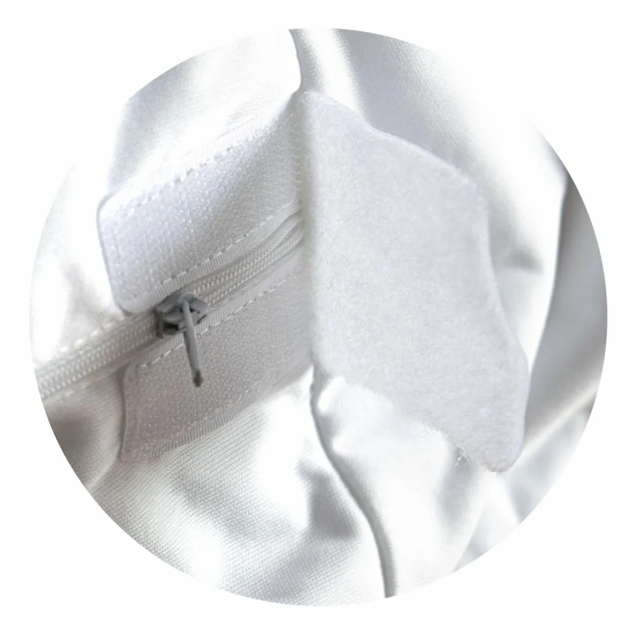 Housse de matelas intégrale anti-punaises de lit (140 x 190 cm) Ombeline Blanche