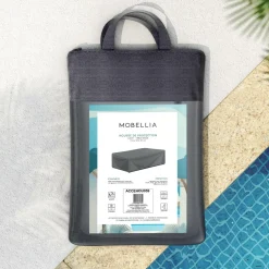 Housse de protection imperméable pour Table basse (114 x 54 cm) Calvi Gris