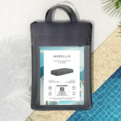 Housse de protection imperméable pour Transat (211 x 101 cm) Elba Gris