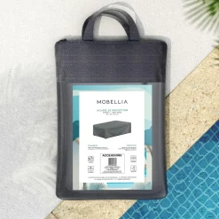 Housse de protection imperméable pour Table basse (97 x 97 cm) Bornéo Gris