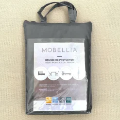 Housse de protection Imperméable pour Table carrée (165 x 165 cm) Gris