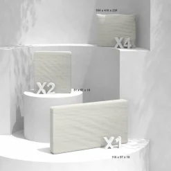 Housses de coussin de remplacement pour salon de jardin Calvi 4 places - Beige