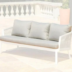 Housses de coussin de remplacement pour Canapé 3 places Amalfi Taupe