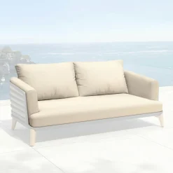 Housses de coussin de remplacement pour Canapé 2 places Monte Carlo Taupe