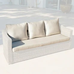 Housses de coussin de remplacement pour Canapé 3 places Calvi Beige