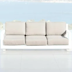 Housses de coussin de remplacement pour Canapé 3 places Elba Taupe