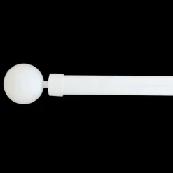 Kit de tringle extensible (L210 - L380 cm / D28 mm) Gaïa Blanc