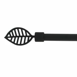 Kit de tringle extensible (L120 - L210 cm / D16 mm) Sevigne Noir mat