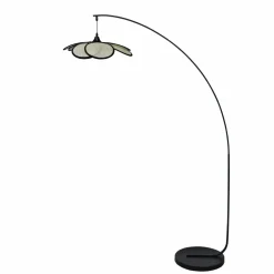 Lampadaire design pétale (H156 cm) Teruel Noir