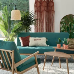 Lampadaire en bambou (H159 cm) Ali Beige