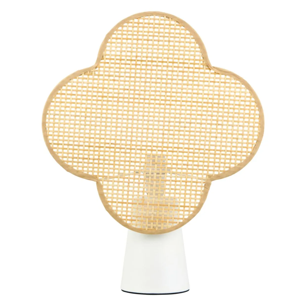 Lampe à poser bambou (H36 cm) Faustine Beige
