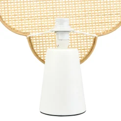 Lampe à poser bambou (H36 cm) Faustine Beige