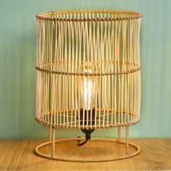 Lampe à poser bambou (H34 cm) Mia Naturel