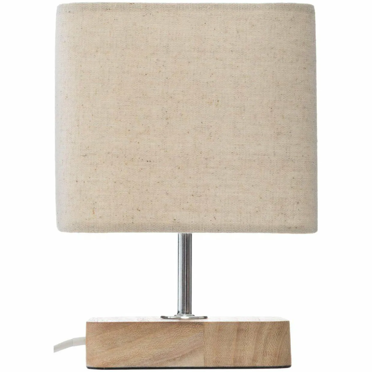 Lampe à poser bois (H21 cm) Toxey Ivoire